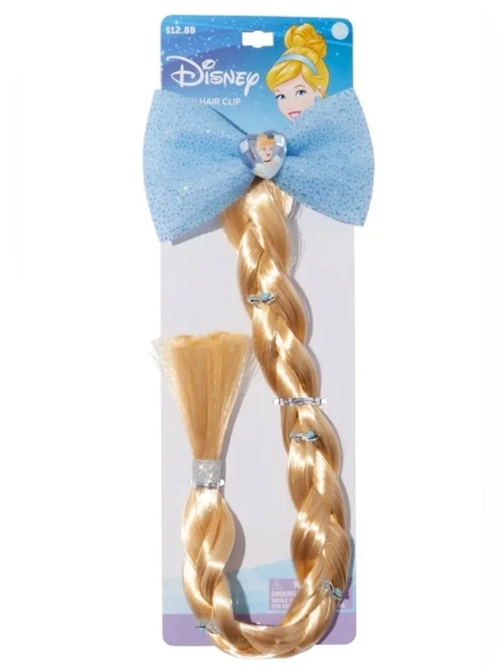 Disney Cinderella Faux Hair Clip Braid | NIP | Claire’s Princess Hair Accessory